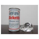 Hand Signed STEUBEN Glass Pig