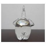 Large Hand Signed STEUBEN Glass Elephant