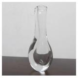 Hand Signed Vintage KOSTA Boda Sweden Glass Vase