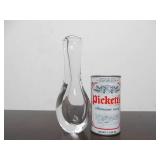 Hand Signed Vintage KOSTA Boda Sweden Glass Vase