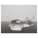 3 Signed SWAROVSKI Crystal Animals - Giraffe Penguin & Rhino