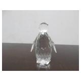 3 Signed SWAROVSKI Crystal Animals - Giraffe Penguin & Rhino