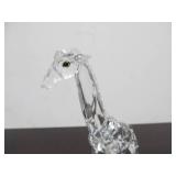 3 Signed SWAROVSKI Crystal Animals - Giraffe Penguin & Rhino
