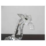 3 Signed SWAROVSKI Crystal Animals - Giraffe Penguin & Rhino