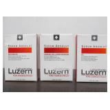 Group of Brand New Unopened LUZERN Skincare Products