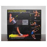 2 Brand New Unopened Exercise Equipment Sets - Pilates Stick & Suspension Training Kit