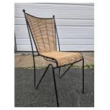 Iron "Z" Frame Designer Style Side Chair