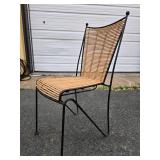 Iron "Z" Frame Designer Style Side Chair