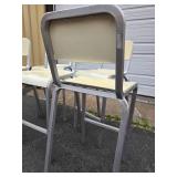 Set of 5 EMECO Aluminum Bar Stool Chairs