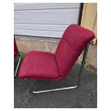 Matching Retro Vintage 3-Seat ALL-STEEL Bench & Side Chair