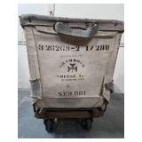 Very Cool Vintage Industrial Mail/Laundry Cart
