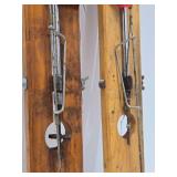 Lot of 2 Vintage Ice Fishing Tip-Up Fishing Rods