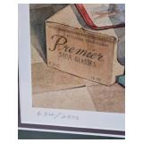 Framed Signed Numbered "Fountain of Youth" Soda Fountain Diner Print by Charles Peterson