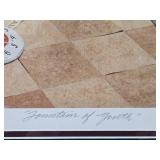 Framed Signed Numbered "Fountain of Youth" Soda Fountain Diner Print by Charles Peterson