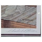 Framed Signed Numbered "Harmony" Print by Charles Peterson