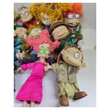 Large Group of Mattel RUGRATS Toy Figures