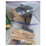 LARGE Lot of Quality BRIO Wood Train & Accessory Lot - Most in Original Boxes