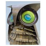Fantastic Large 1968 Signed C. JERE Owl Sculpture