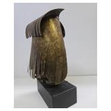 Fantastic Large 1968 Signed C. JERE Owl Sculpture