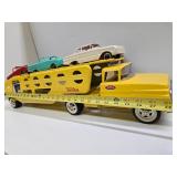 Excellent Clean Vintage TONKA No. 840 Car Carrier Truck - Complete w/Cars & Original Box!