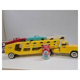 Excellent Clean Vintage TONKA No. 840 Car Carrier Truck - Complete w/Cars & Original Box!