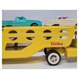 Excellent Clean Vintage TONKA No. 840 Car Carrier Truck - Complete w/Cars & Original Box!