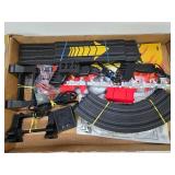 HOT STOCK Slot Car Set w/Box & Cars