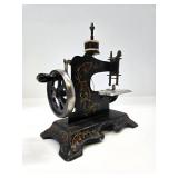 Nice Antique Cast Iron Toy Sewing Machine