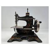 Nice Antique Cast Iron Toy Sewing Machine
