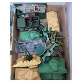 LARGE Lot of Vintage Green Plastic Army Men