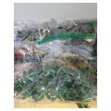 LARGE Lot of Vintage Green Plastic Army Men