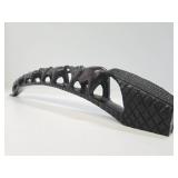 African Hardwood Elephant Carving