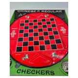 2 Very Nice Condition Vintage Chinese Checker Boards w/Original Boxes