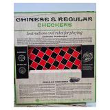 2 Very Nice Condition Vintage Chinese Checker Boards w/Original Boxes