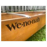 Awesome Vintage WE-NO-NAH Jensen Design Marathon Model Racing Canoe - Made w/Kevlar