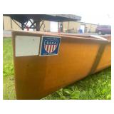 Awesome Vintage WE-NO-NAH Jensen Design Marathon Model Racing Canoe - Made w/Kevlar