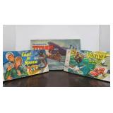 Lot of 3 Vintage Board Games - Titanic, Lost in Space & Voyage to The Bottom of The Sea