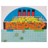 Lot of 3 Vintage Board Games - Titanic, Lost in Space & Voyage to The Bottom of The Sea