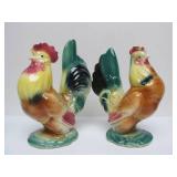 Lotof 6 Vintage Art Pottery Chickens