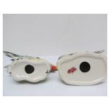 Lotof 6 Vintage Art Pottery Chickens