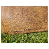 Monumental LARGE Signed Brazilian Leaf 3D Wall Sculpture