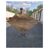 Monumental LARGE Signed Brazilian Leaf 3D Wall Sculpture