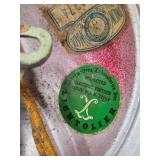 Mid Century Pierced Metal LIGHTOLIER Hanging Light Fixture Lamp