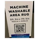 Wyatt & Ash Machine Washable Area Rug 5ft 3in x 7ft 5in
