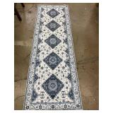 Wyatt & Ash 24x72 Inch Geometric Pattern Runner Rug