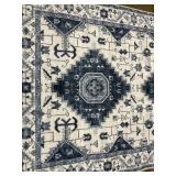 Wyatt & Ash 24x72 Inch Geometric Pattern Runner Rug