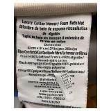 Luxury Cotton Memory Foam Bath Mat 61x91 cm