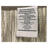 Luxury Cotton Fashion Bathmat in Off White