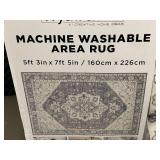 Wyatt & Ash Machine Washable Area Rug 5ft 3in x 7ft 5in