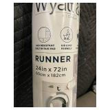 Wyatt & Ashton Machine Washable Rug Runner 24x72 Inch